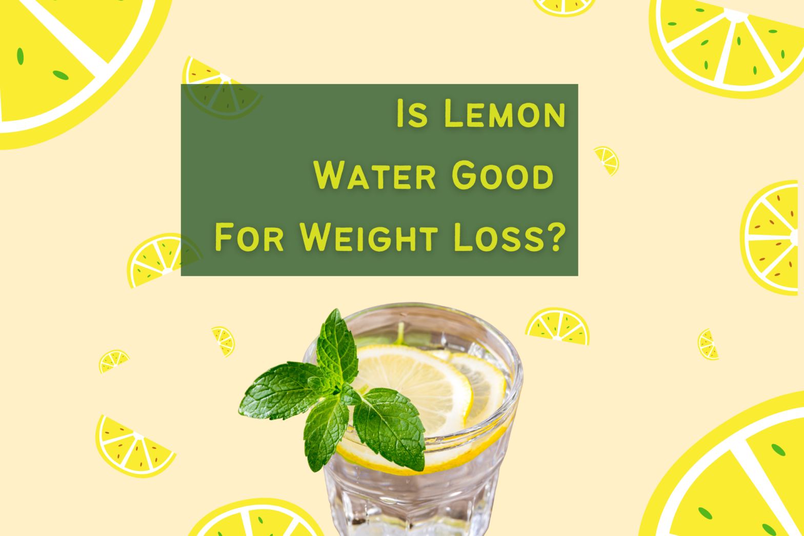 Is Lemon Water Good For Weight Loss